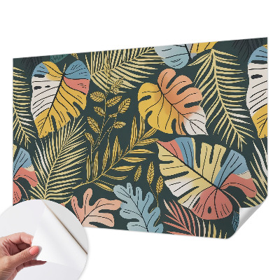 Peel and stick wall mural for living room Tropical energy