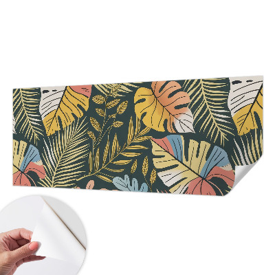 Peel and stick wall mural for living room Tropical energy