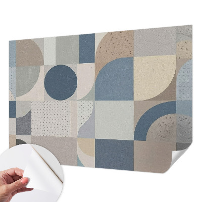 Removable wall mural wallpaper Geometric mosaic