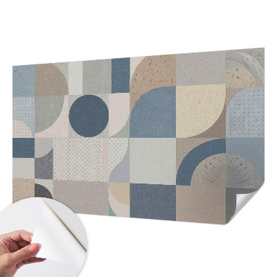 Removable wall mural wallpaper Geometric mosaic