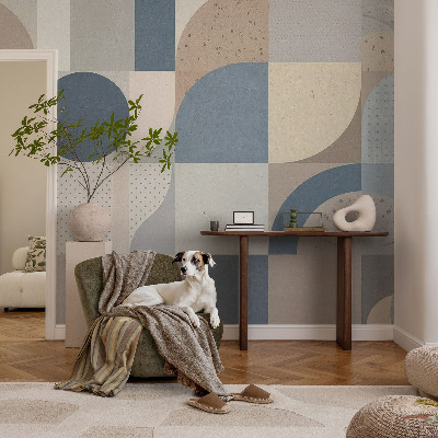 Removable wall mural wallpaper Geometric mosaic