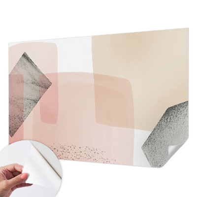 Peel and stick wall mural for kids' room Delicate figures
