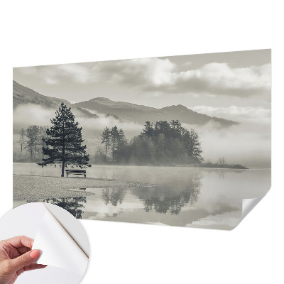 Peel and stick wall mural for bedroom Romantic landscape