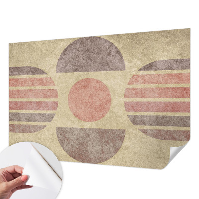 Nursery wall mural Geometric forms