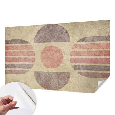 Nursery wall mural Geometric forms