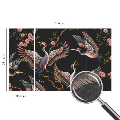 Children's wall mural Floral pattern