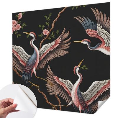 Children's wall mural Floral pattern