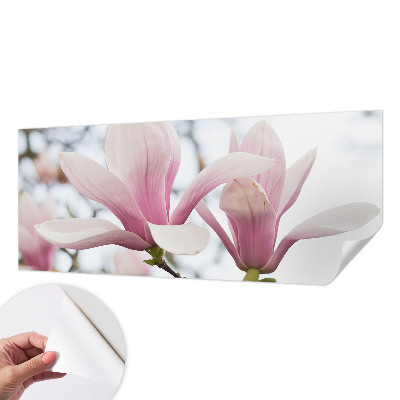 3D photo wallpaper mural Magnolia flowers