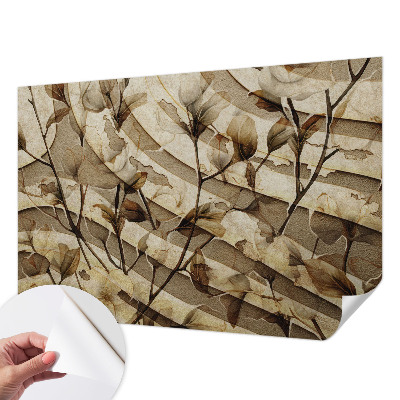 Nursery wall mural Classic flora