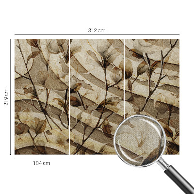 Nursery wall mural Classic flora