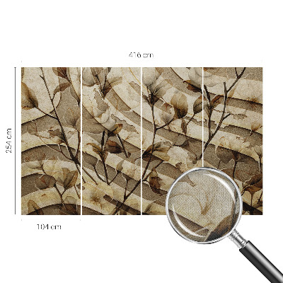 Nursery wall mural Classic flora