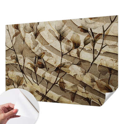 Nursery wall mural Classic flora