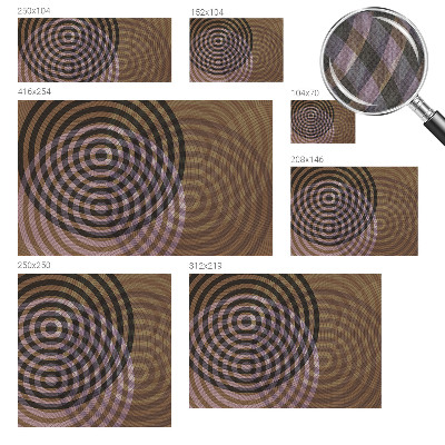 3D photo wallpaper mural Hypnotizing circles