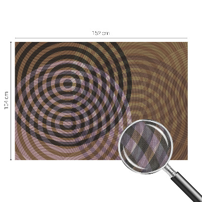 3D photo wallpaper mural Hypnotizing circles