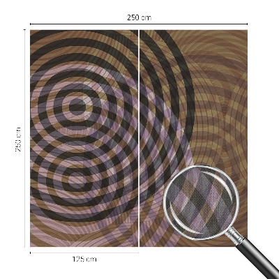 3D photo wallpaper mural Hypnotizing circles
