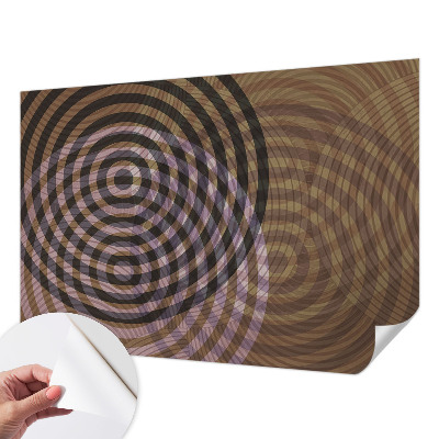 3D photo wallpaper mural Hypnotizing circles