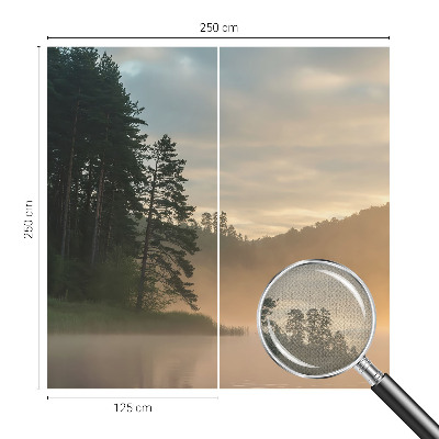 3D wall mural Foggy morning