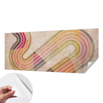Peel and stick wall mural Geometric lines