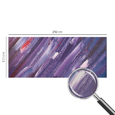 Self-adhesive wall mural Colorful strokes