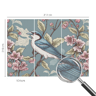 Stick-on wall mural Spring harmony