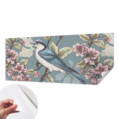 Stick-on wall mural with a Spring harmony design