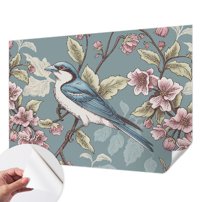 Stick-on wall mural with a Spring harmony design