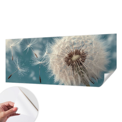 Removable wall mural with a subtle ethereal look