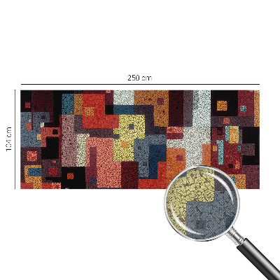 3D wall mural Colorful shapes