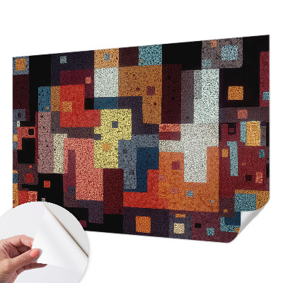 3D wall mural Colorful shapes