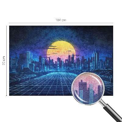 Nursery wall mural Futuristic landscape