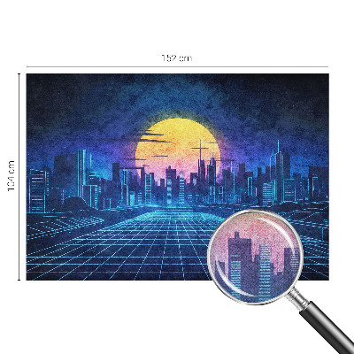 Nursery wall mural Futuristic landscape