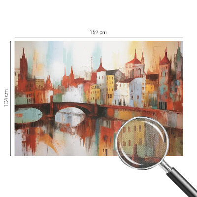 3D photo wallpaper mural City landscape