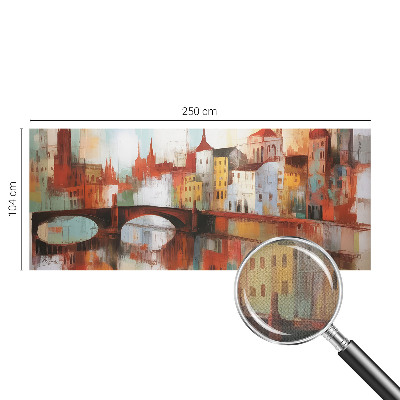 3D photo wallpaper mural City landscape