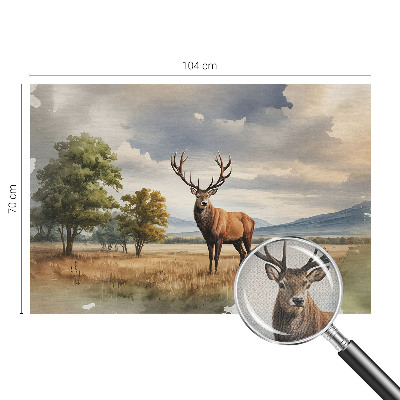 Baby room wall mural Majestic deer