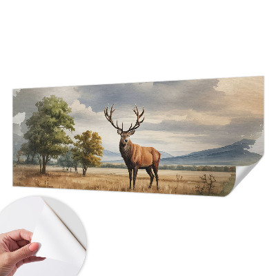 Baby room wall mural Majestic deer