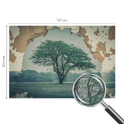 Removable wall mural A lonely tree