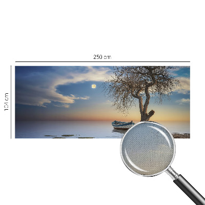 Self-adhesive photo wallpaper featuring a peaceful landscape