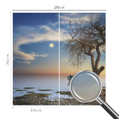 Self-adhesive photo wallpaper featuring a peaceful landscape