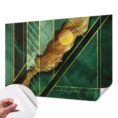 Peel and stick wall mural for bedroom Geometric tension
