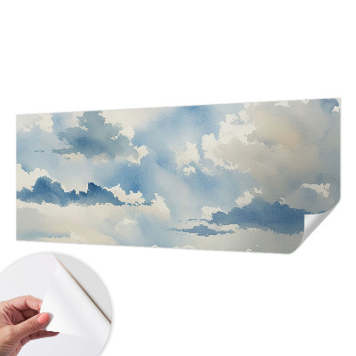Peel and stick wallpaper mural Heavenly clouds
