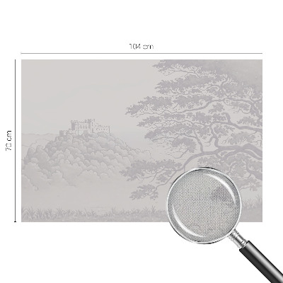 Removable wall mural wallpaper Castle landscape