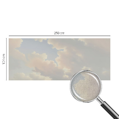 Peel and stick wall mural for kids' room Pastel sky