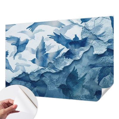 Nursery wall mural Dynamic birds