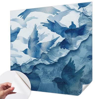 Nursery wall mural Dynamic birds