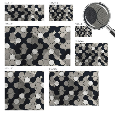 Self-adhesive photo wallpaper Geometric circles