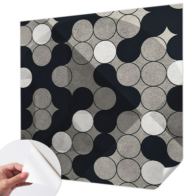 Self-adhesive photo wallpaper Geometric circles