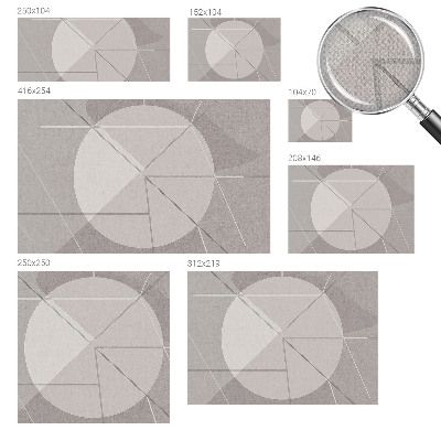 Removable wall mural Abstract geometry
