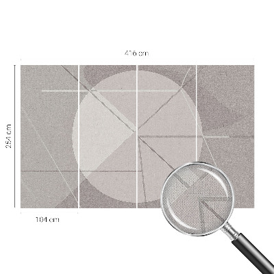 Removable wall mural Abstract geometry