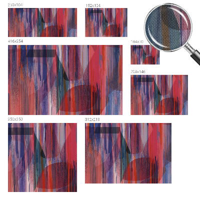 Peel and stick wall mural for bedroom Rainbow stripes