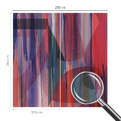 Peel and stick wall mural for bedroom Rainbow stripes